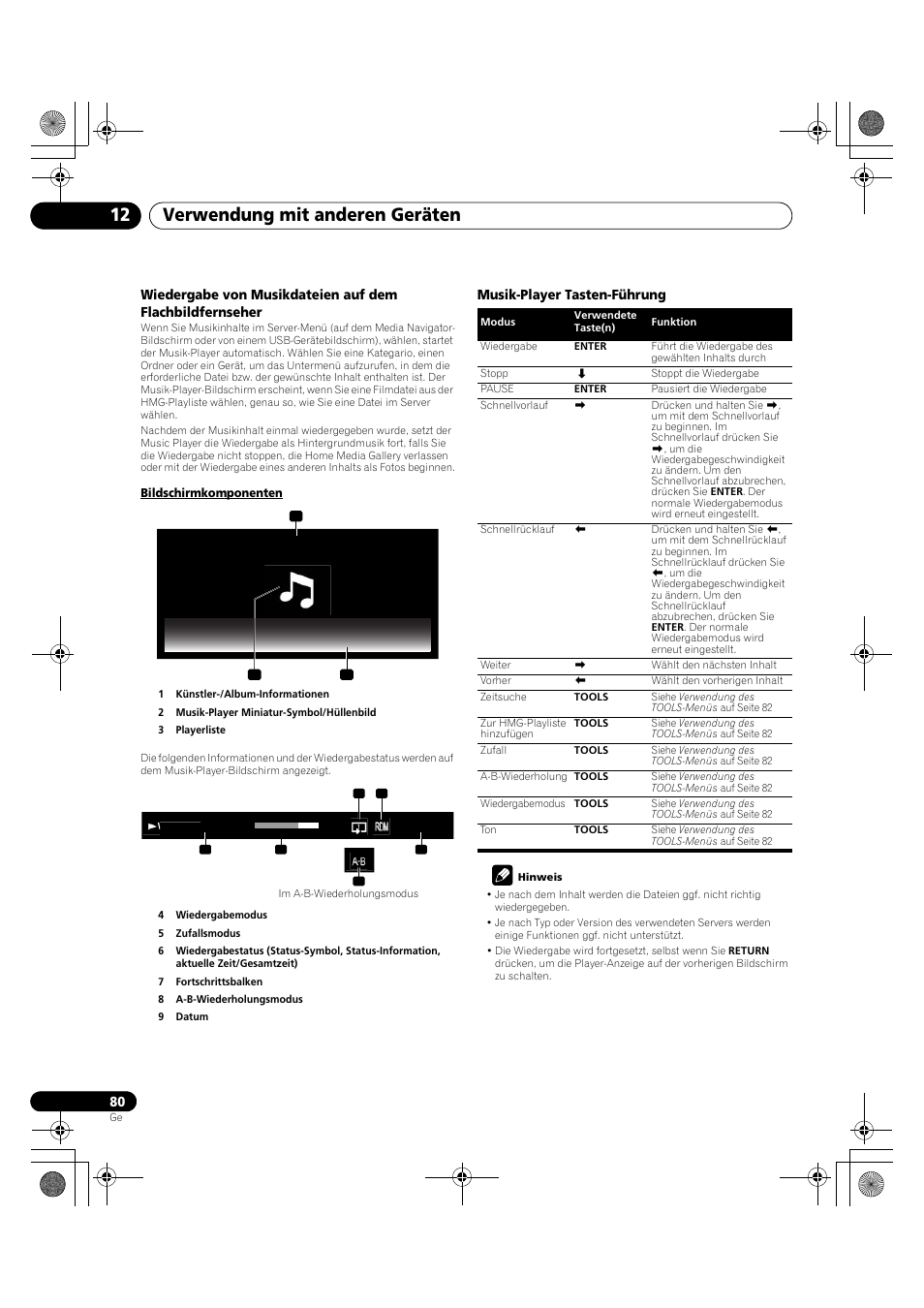 Verwendung mit anderen geräten 12 | Pioneer KRP-600A User Manual | Page 314 / 345