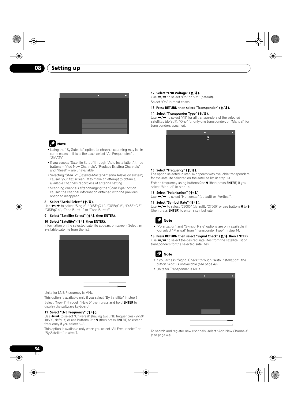 Setting up 08 | Pioneer KRP-600A User Manual | Page 34 / 345