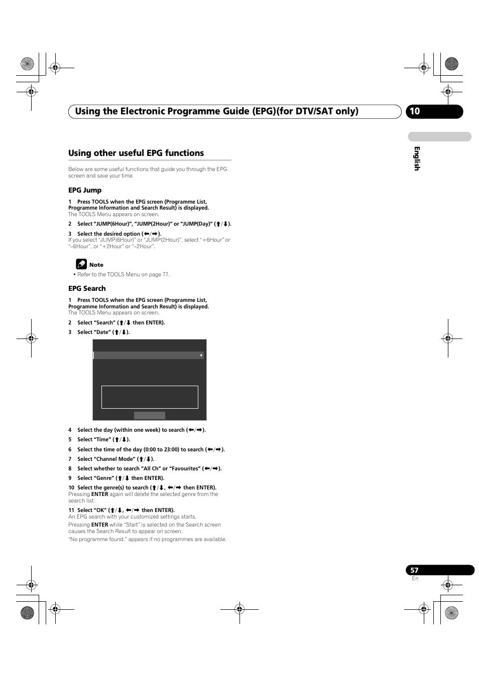 Using other useful epg functions | Pioneer KRP-600A User Manual | Page 57 / 345