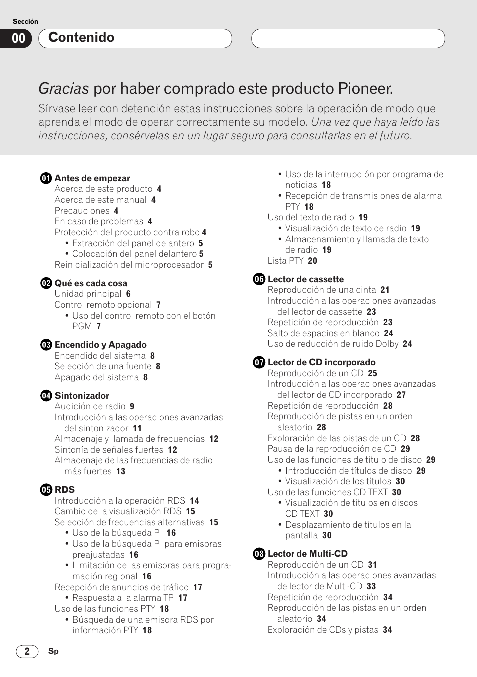 Pioneer FH-P4000R User Manual | Page 114 / 172