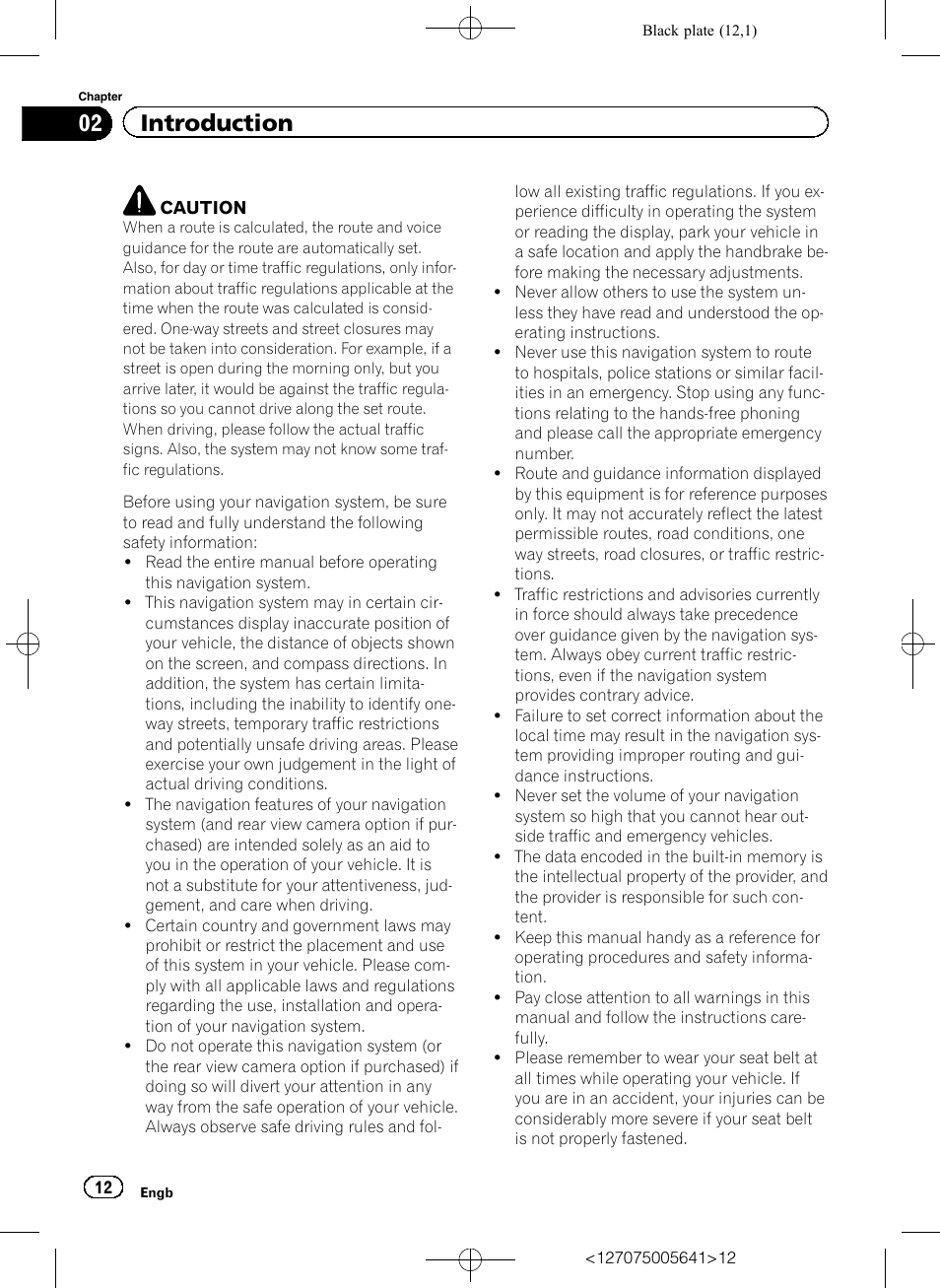 02 introduction | Pioneer AVIC-F160 User Manual | Page 12 / 76