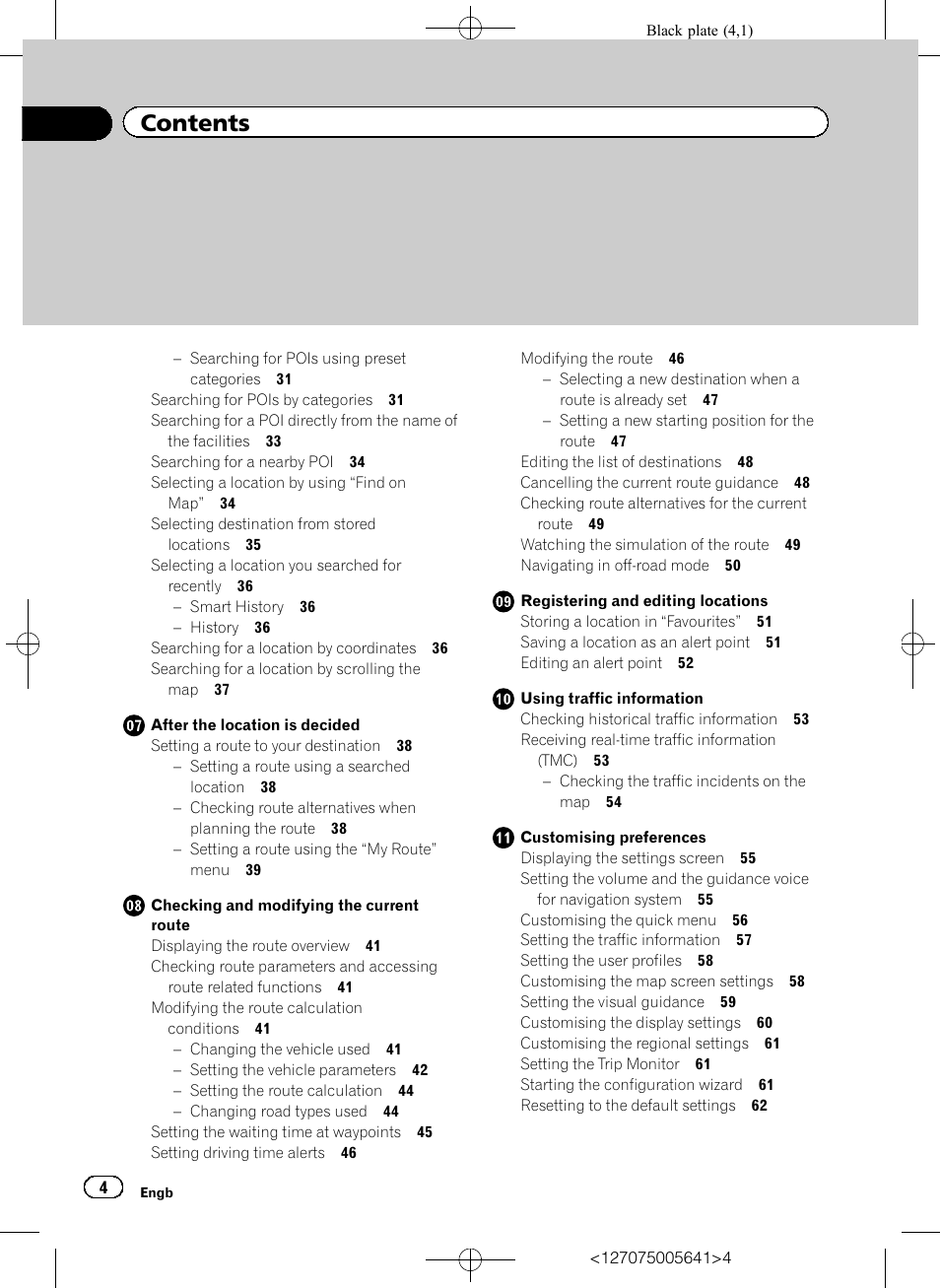 Pioneer AVIC-F160 User Manual | Page 4 / 76