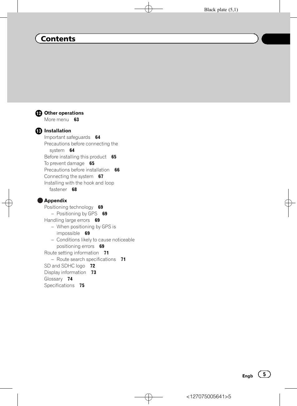 Pioneer AVIC-F160 User Manual | Page 5 / 76