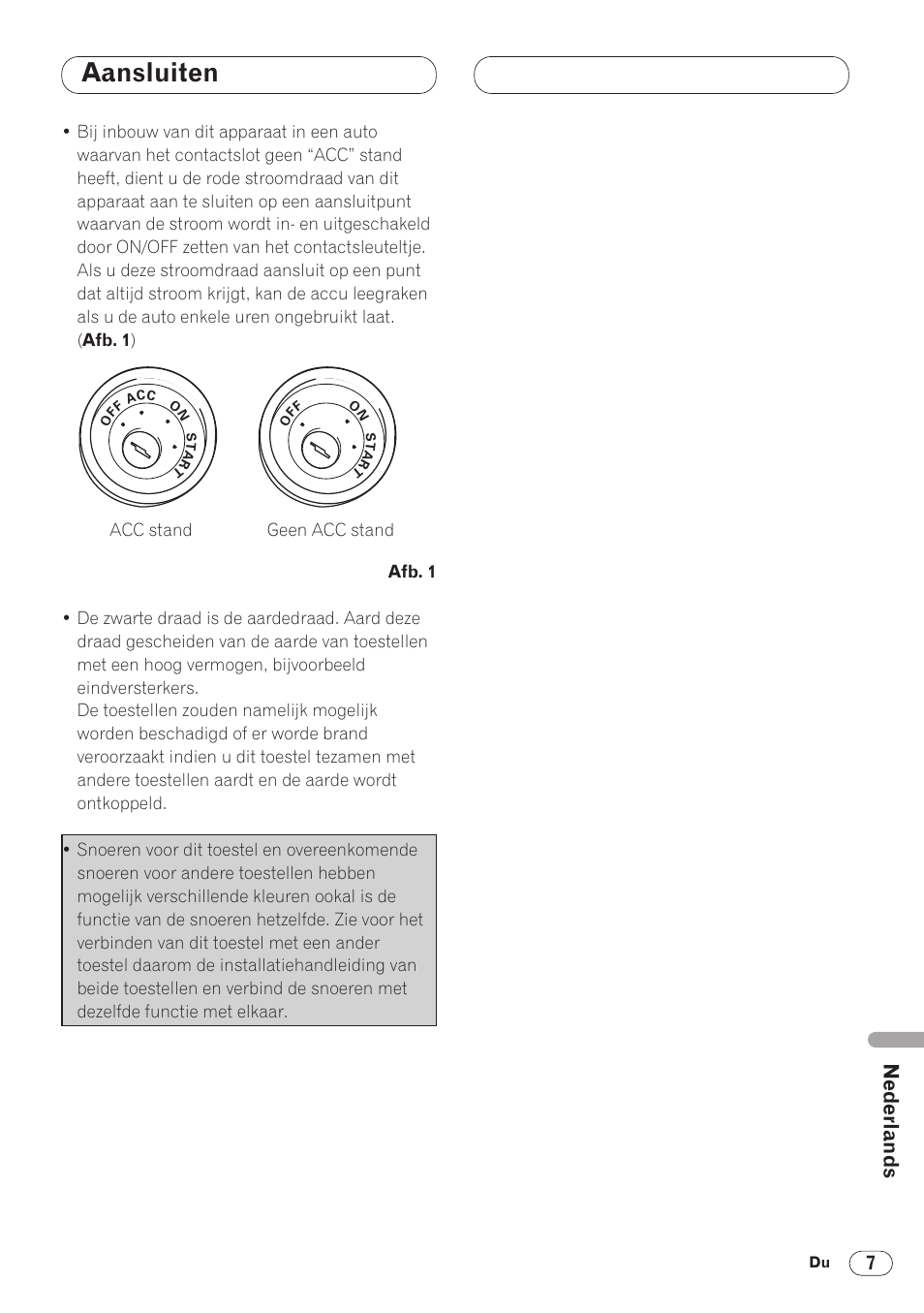 Aansluiten | Pioneer ANH-P9R-BK User Manual | Page 137 / 160