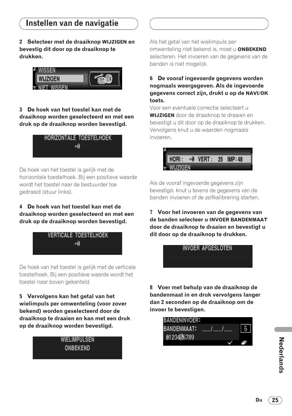 Instellen van de navigatie | Pioneer ANH-P9R-BK User Manual | Page 155 / 160