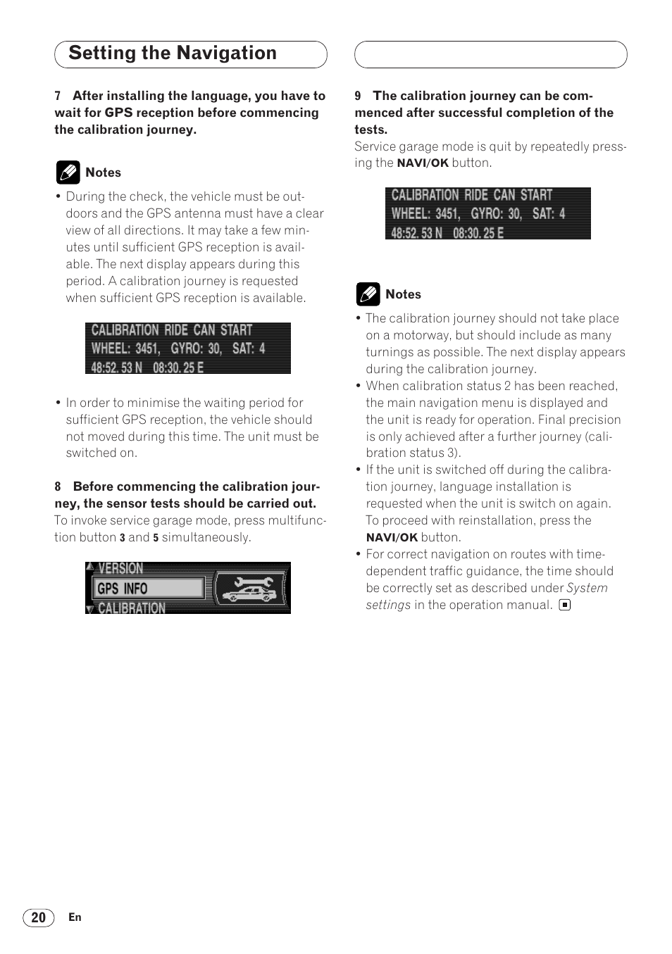 Setting the navigation | Pioneer ANH-P9R-BK User Manual | Page 20 / 160