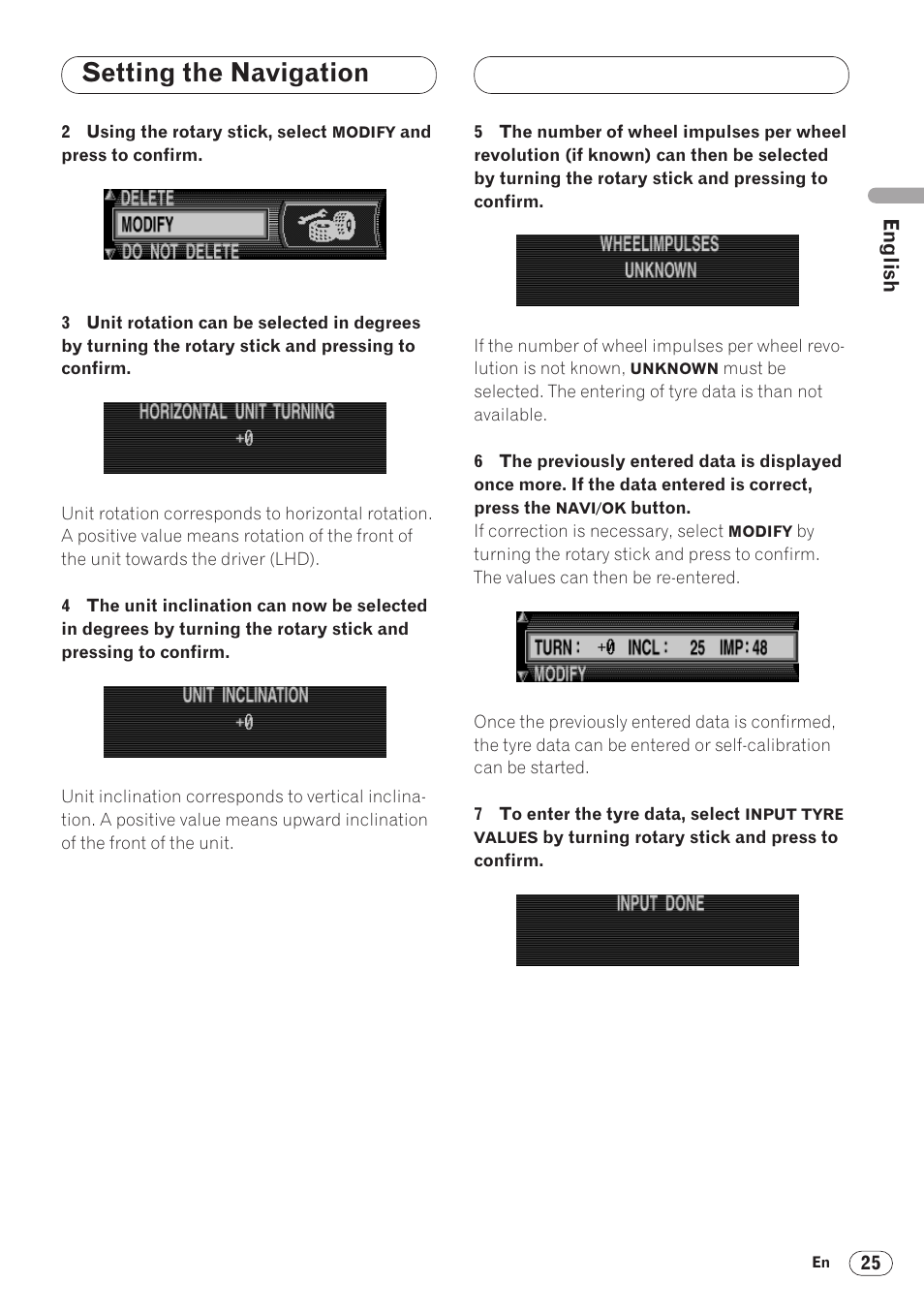 Setting the navigation | Pioneer ANH-P9R-BK User Manual | Page 25 / 160