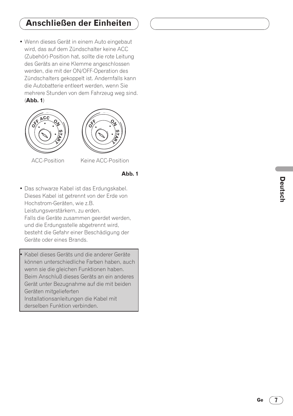 Anschließen der einheiten | Pioneer ANH-P9R-BK User Manual | Page 59 / 160