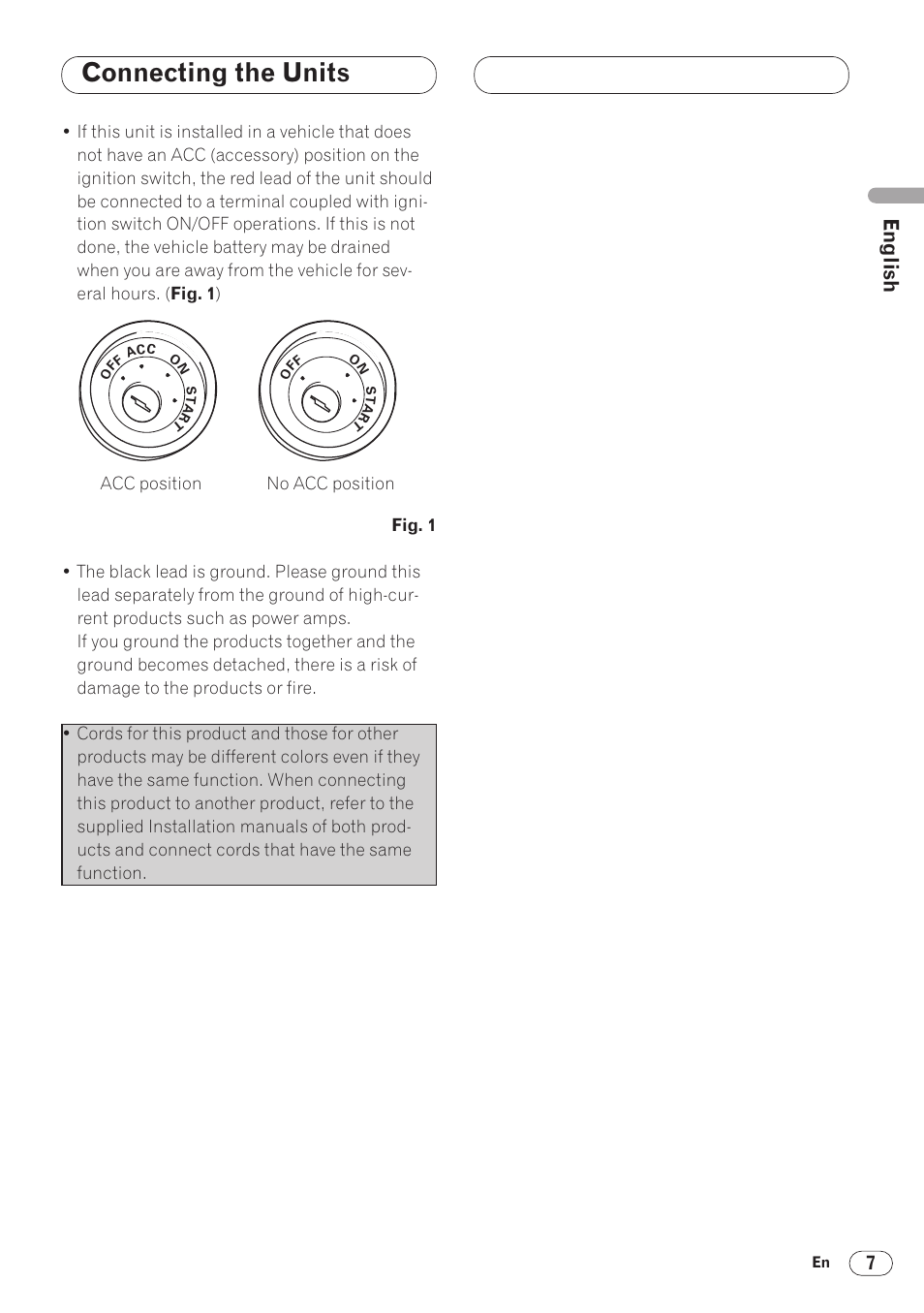 Connecting the units | Pioneer ANH-P9R-BK User Manual | Page 7 / 160