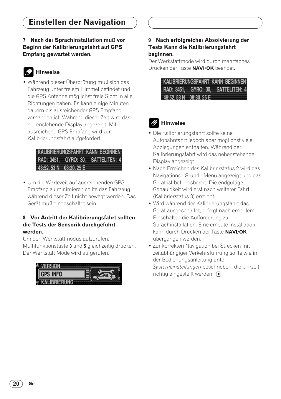 Einstellen der navigation | Pioneer ANH-P9R-BK User Manual | Page 72 / 160