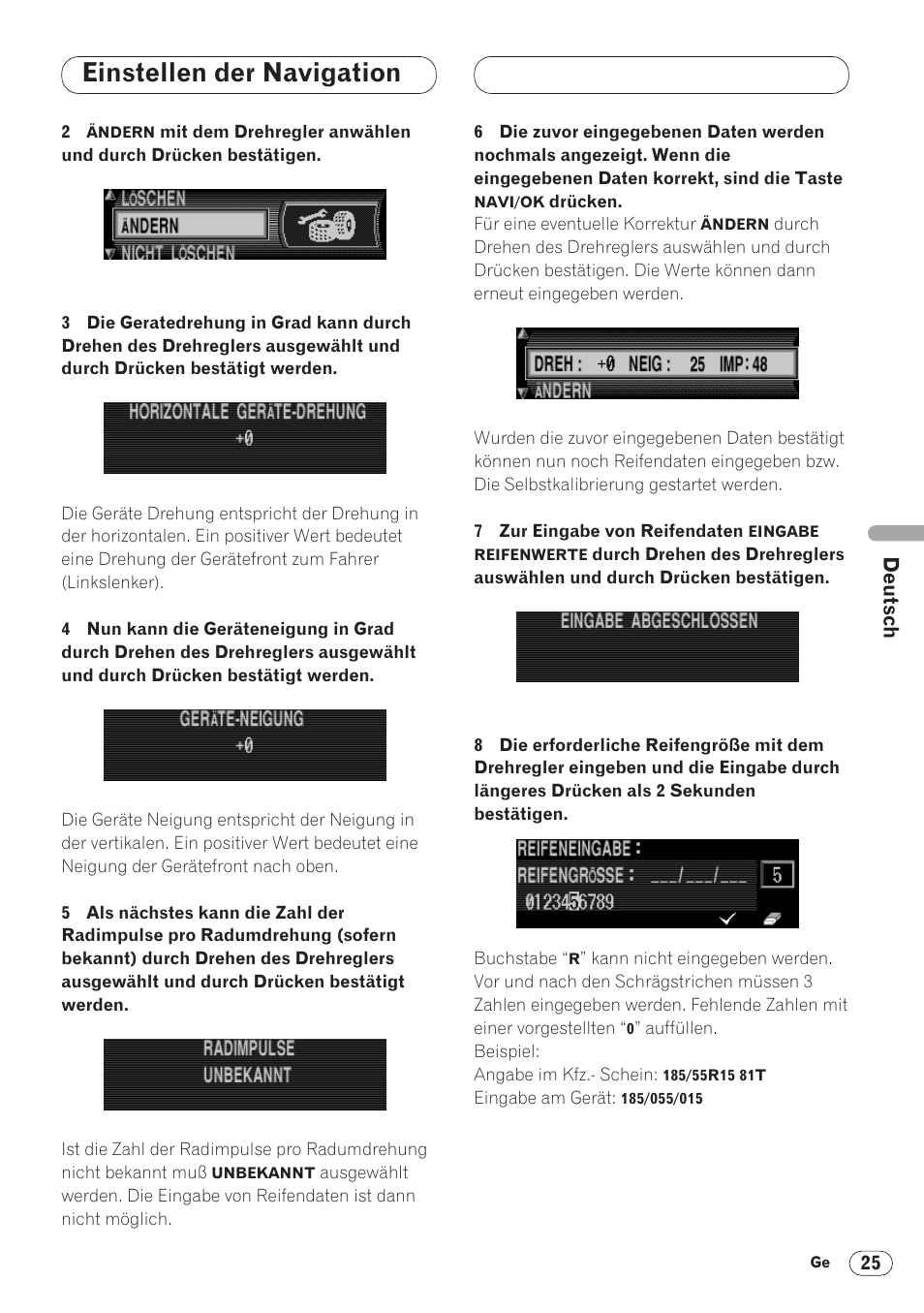 Einstellen der navigation | Pioneer ANH-P9R-BK User Manual | Page 77 / 160