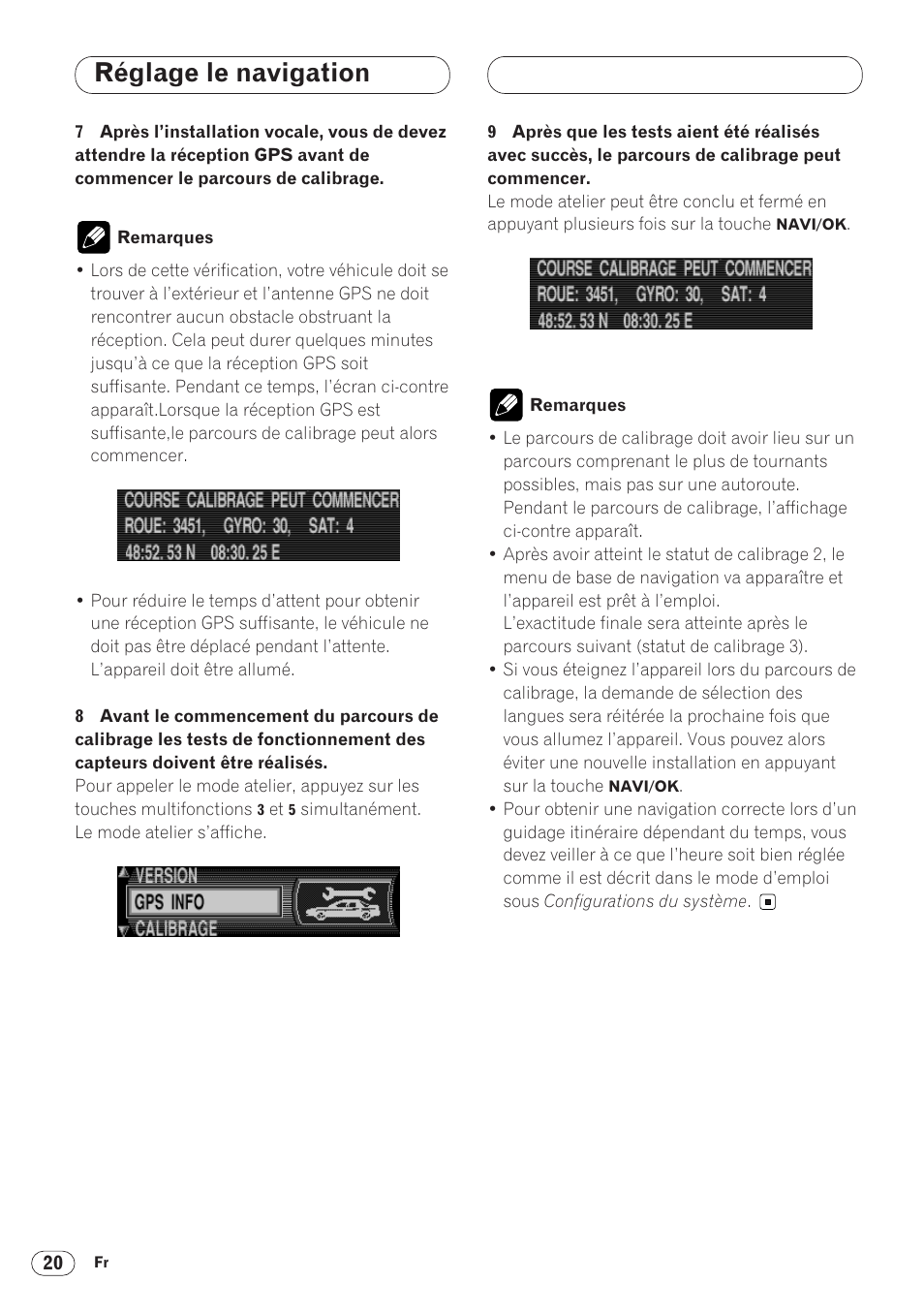 Réglage le navigation | Pioneer ANH-P9R-BK User Manual | Page 98 / 160