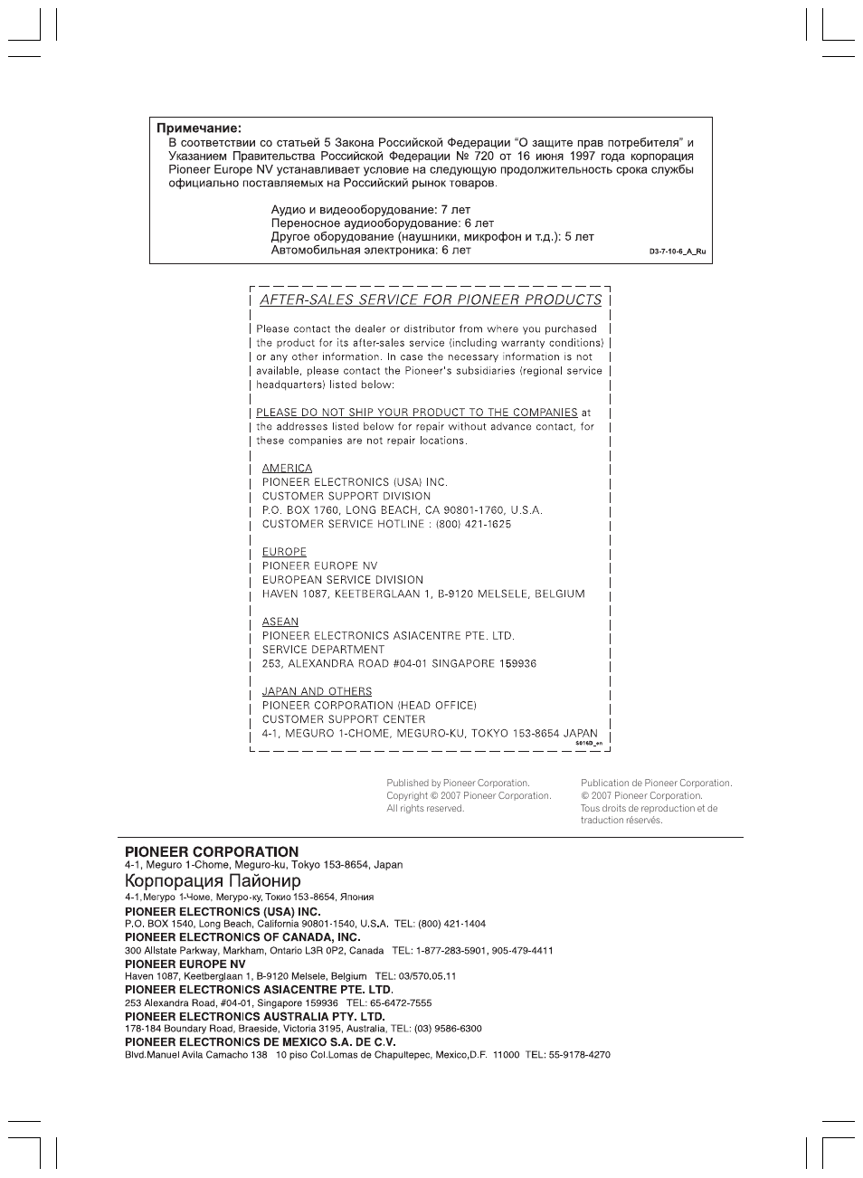 Pioneer PDK-LS01 User Manual | Page 51 / 51