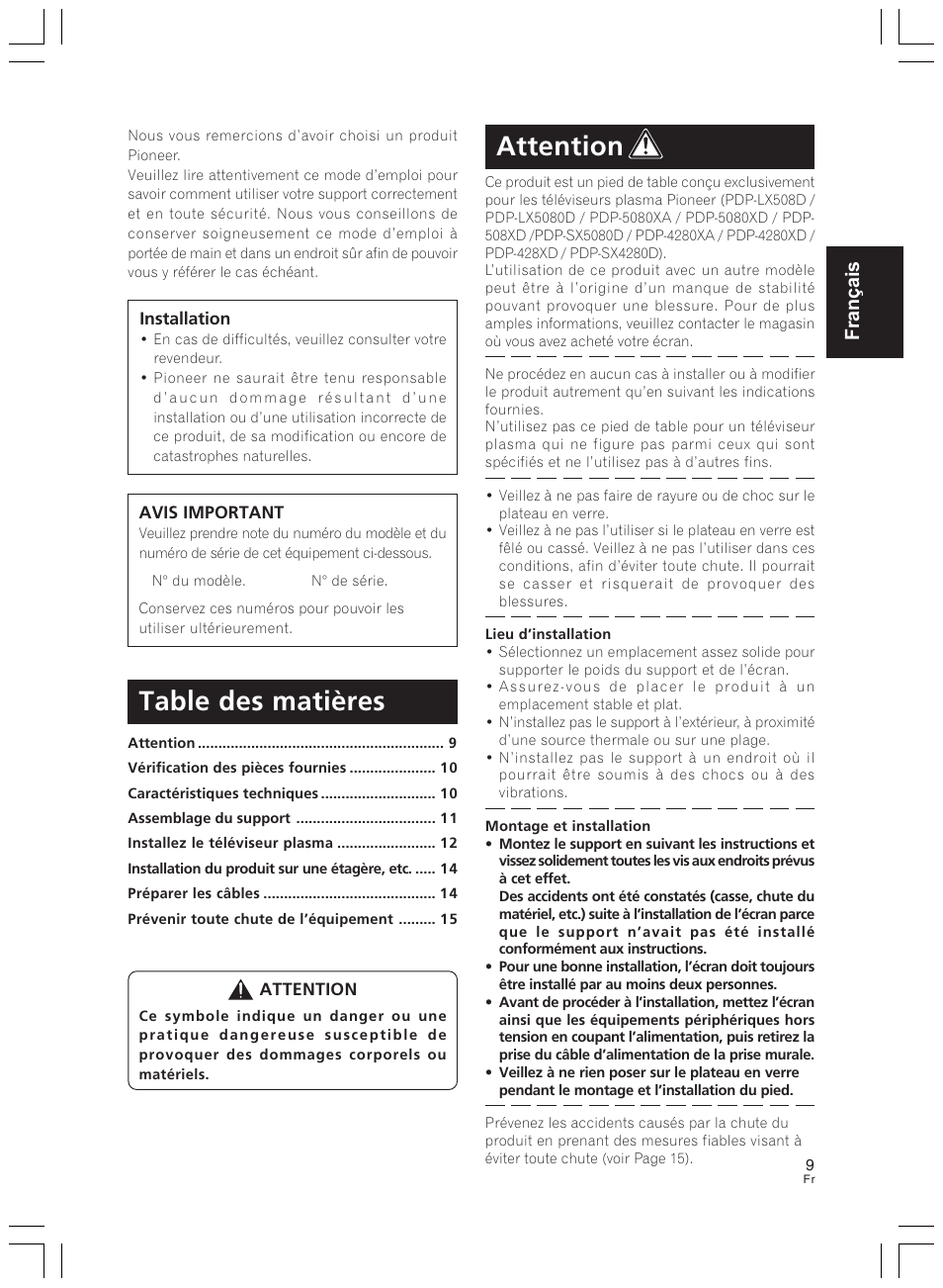 Pioneer PDK-LS01 User Manual | Page 9 / 51