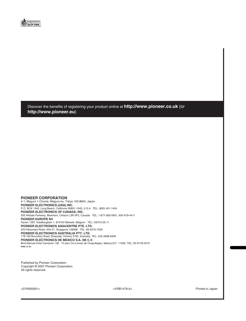 Pioneer BDP-LX70A User Manual | Page 64 / 64