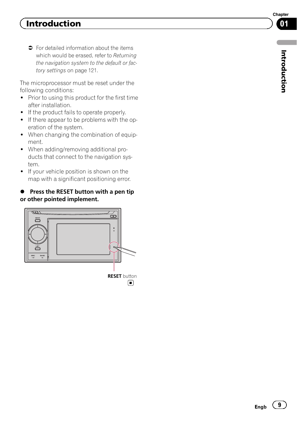 Introduction | Pioneer AVIC-F3210BT User Manual | Page 9 / 148