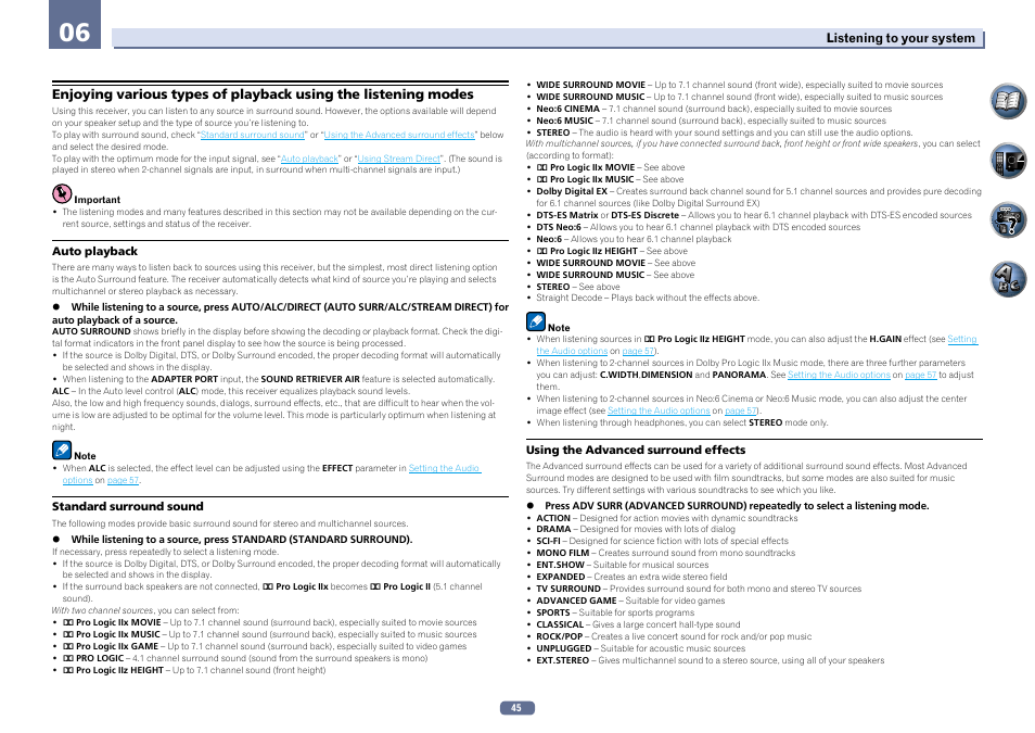 Pioneer VSX-922-S User Manual | Page 45 / 109