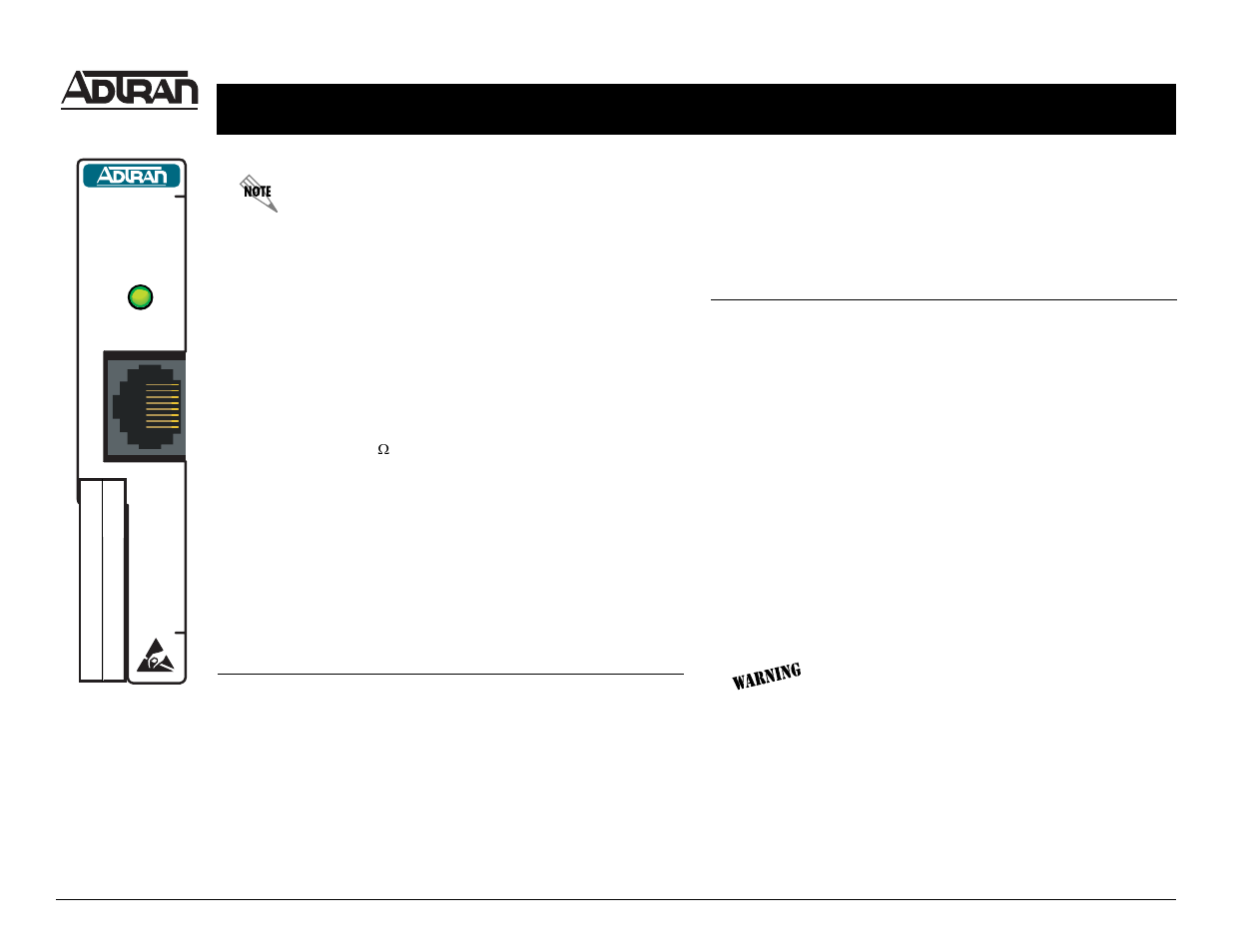 ADTRAN 850 DSX-1 User Manual | 1 page