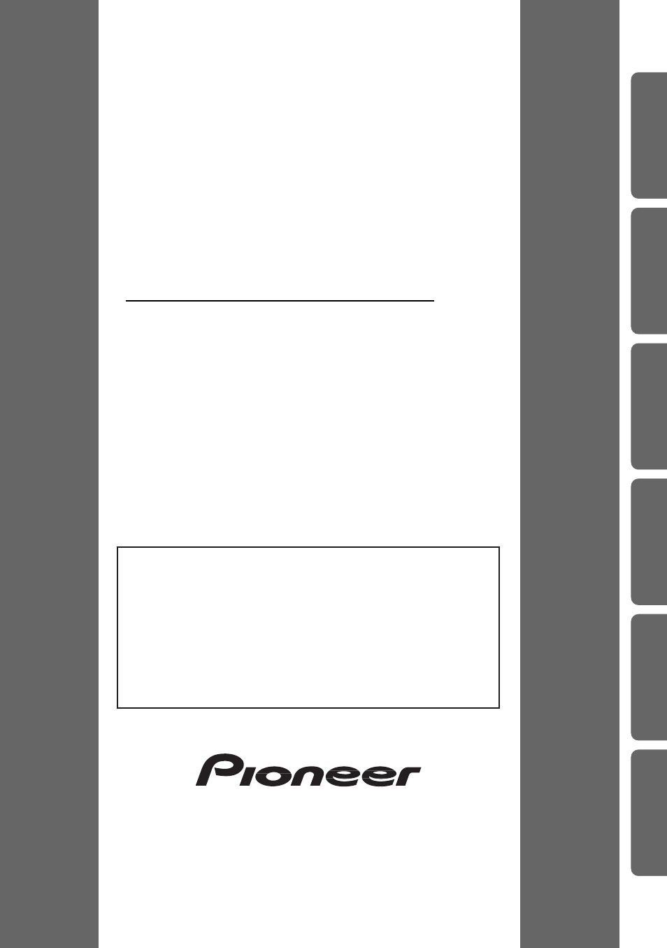 Pioneer MEH-P7300R User Manual | 52 pages