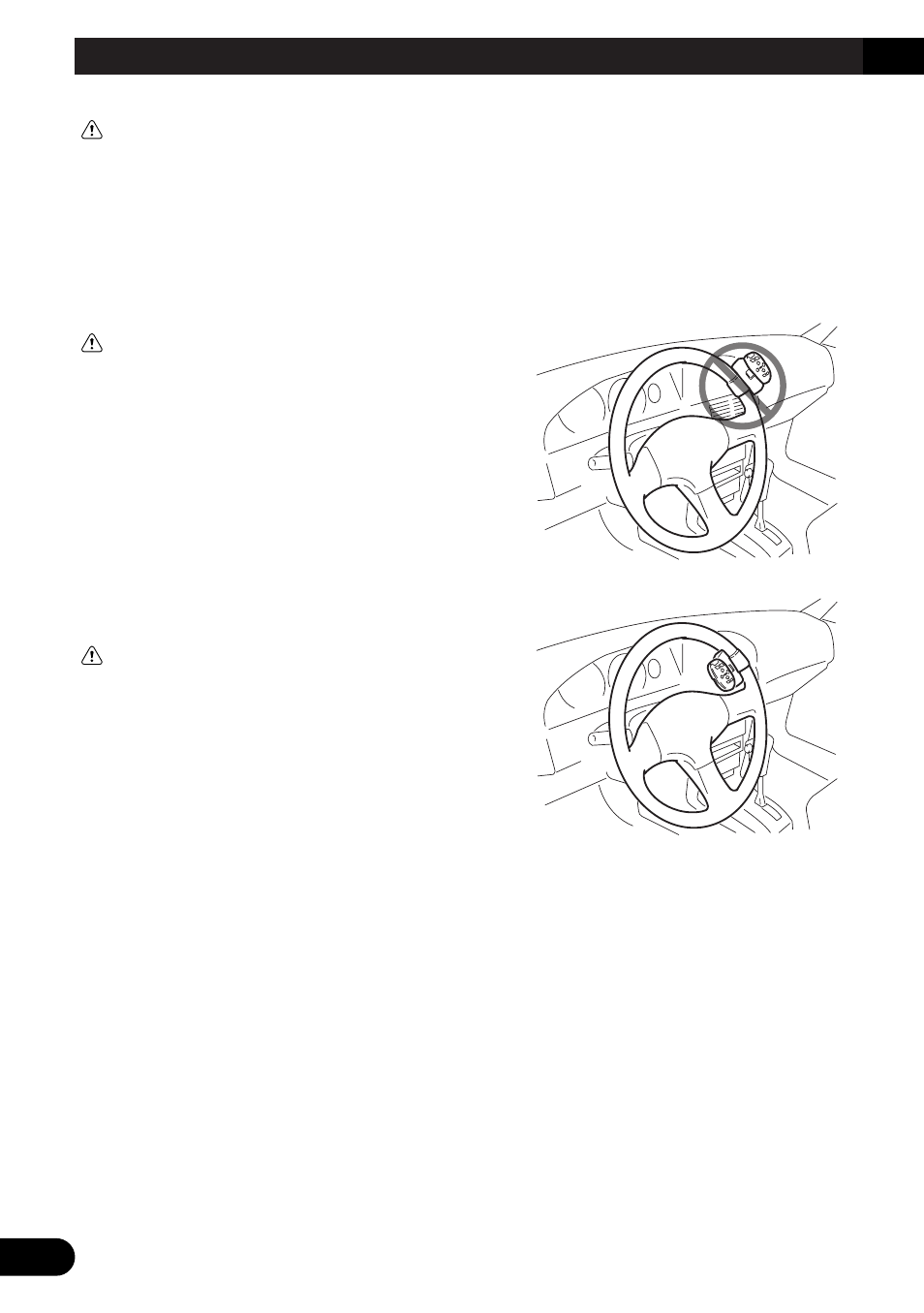 Installazione del telecomando da, Volante, A title (english) | Installazione del telecomando da volante | Pioneer MEH-P7300R User Manual | Page 40 / 52