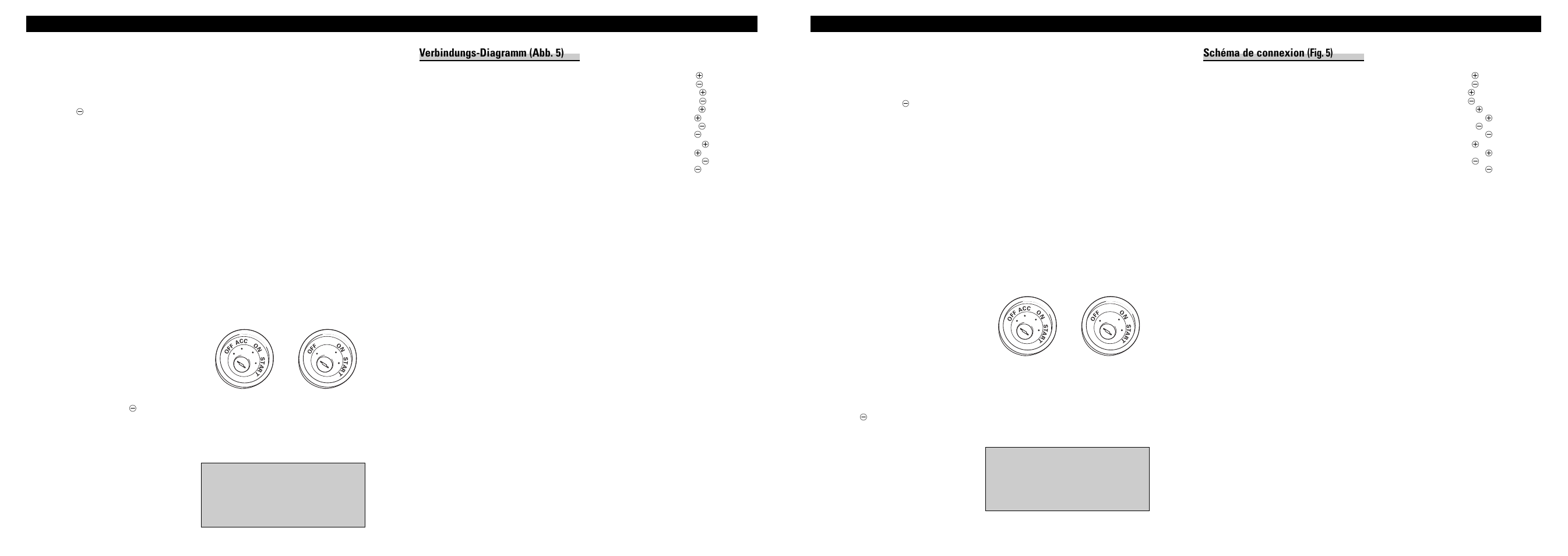 Anschließen der geräte, Deutsch, Français> connexion des appareils | Verbindungs-diagramm (abb. 5), Schéma de connexion (fig. 5) | Pioneer DEH-3300R User Manual | Page 5 / 6