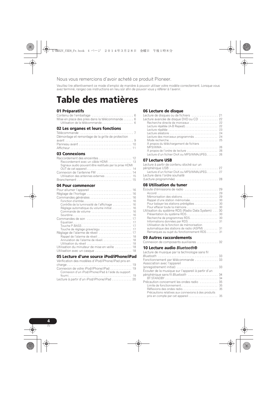 Pioneer X-HM32V-S User Manual | Page 50 / 280