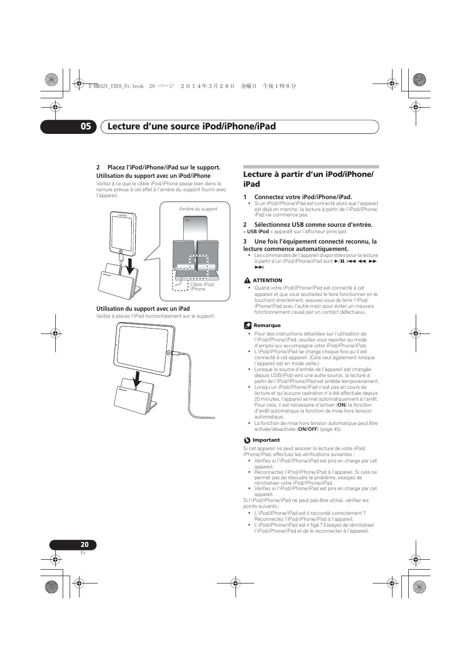Lecture à partir d’un ipod/iphone/ipad, Lecture d’une source ipod/iphone/ipad 05, Lecture à partir d’un ipod/iphone/ ipad | Pioneer X-HM32V-S User Manual | Page 66 / 280