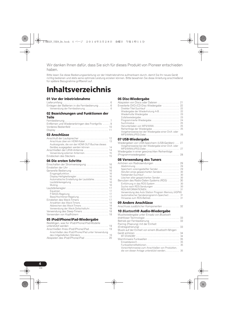 Pioneer X-HM32V-S User Manual | Page 96 / 280