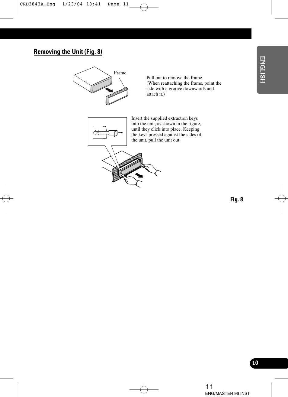 Pioneer DEH-P80MP User Manual | Page 11 / 74