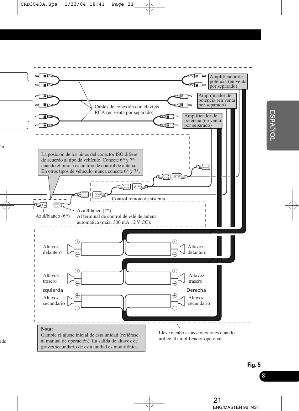 Pioneer DEH-P80MP User Manual | Page 21 / 74