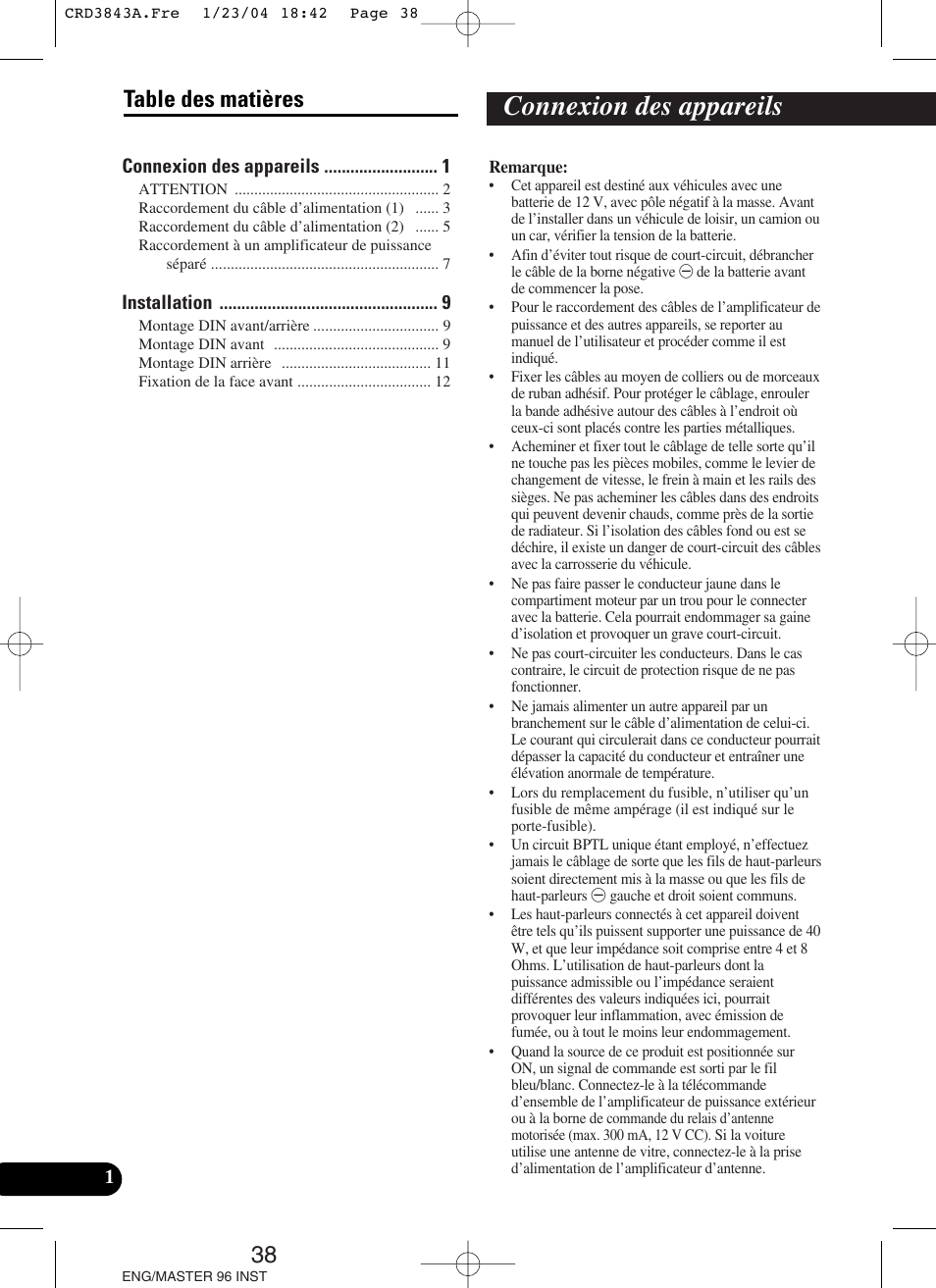 Pioneer DEH-P80MP User Manual | Page 38 / 74