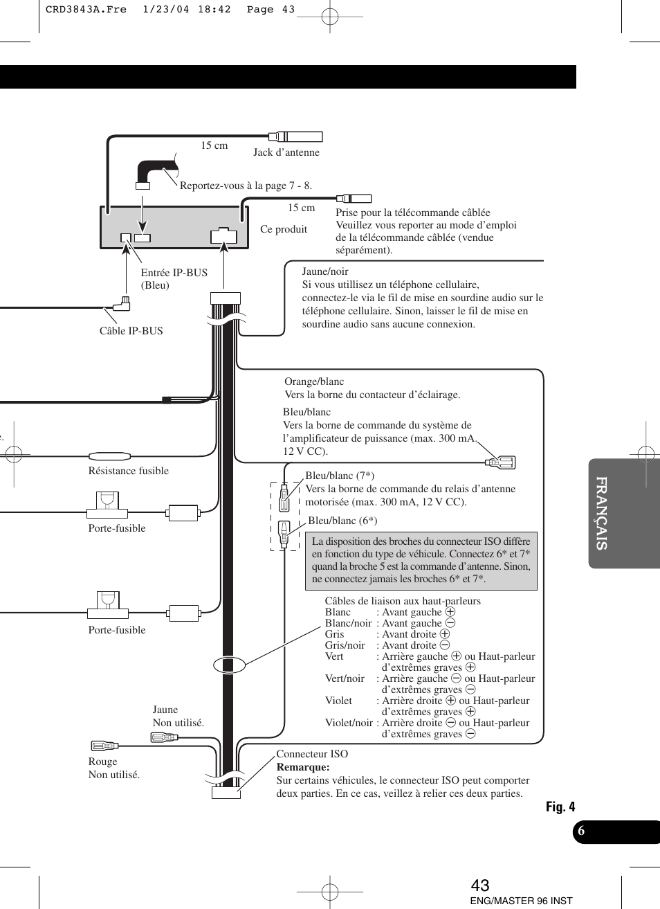 Pioneer DEH-P80MP User Manual | Page 43 / 74