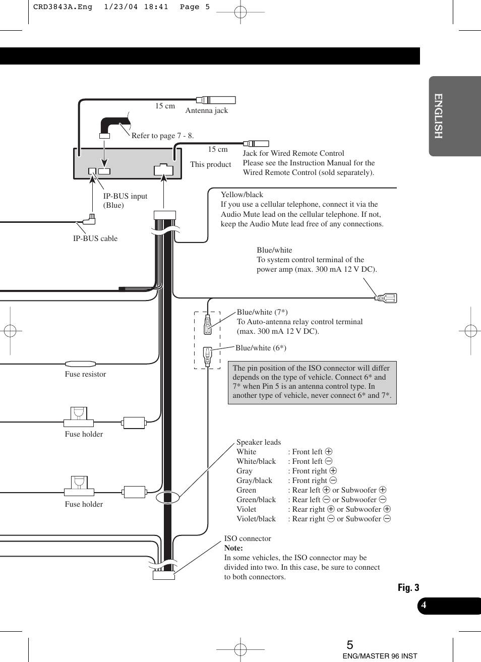 Pioneer DEH-P80MP User Manual | Page 5 / 74