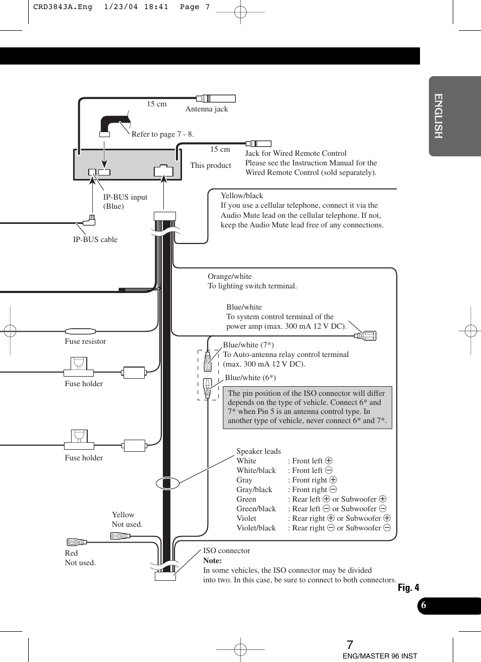Pioneer DEH-P80MP User Manual | Page 7 / 74