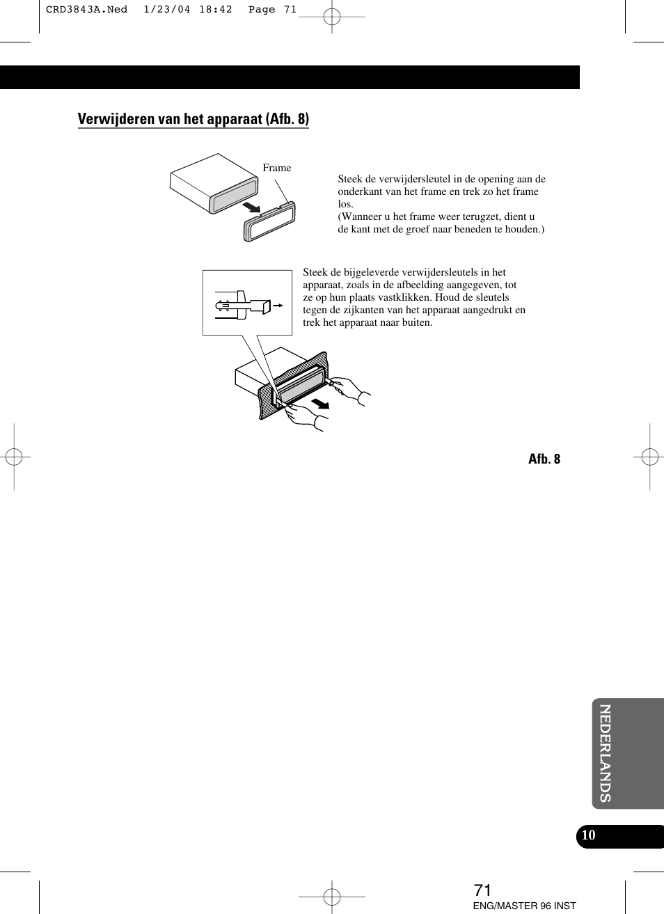 Pioneer DEH-P80MP User Manual | Page 71 / 74