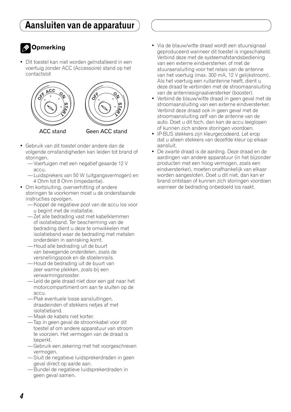 Aansluiten van de apparatuur | Pioneer AVH-P3100DVD User Manual | Page 74 / 86