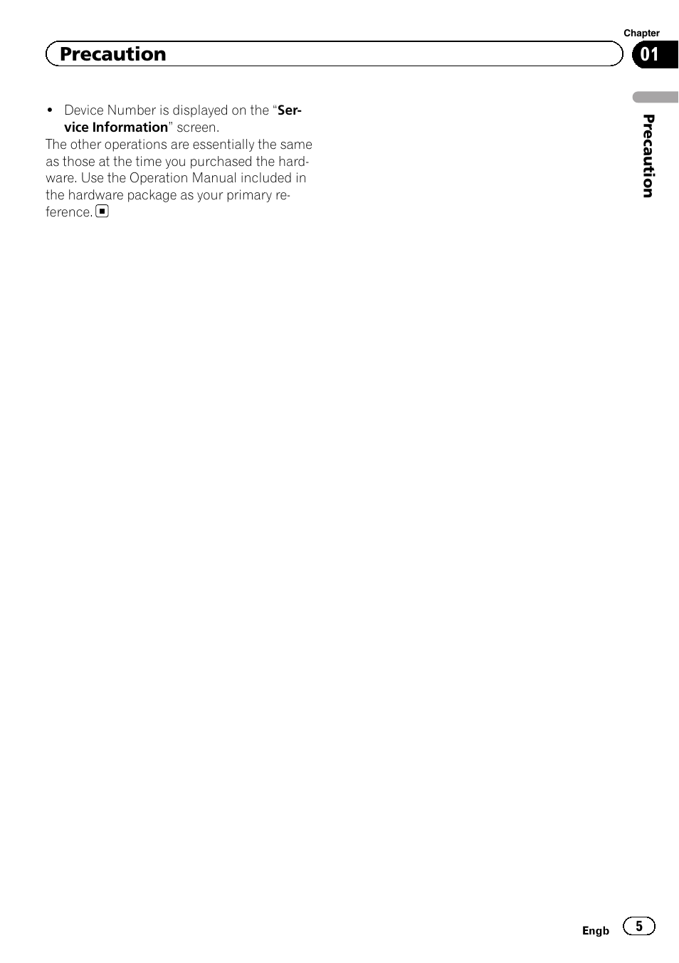 Precaution | Pioneer CNSD-250FM User Manual | Page 5 / 32