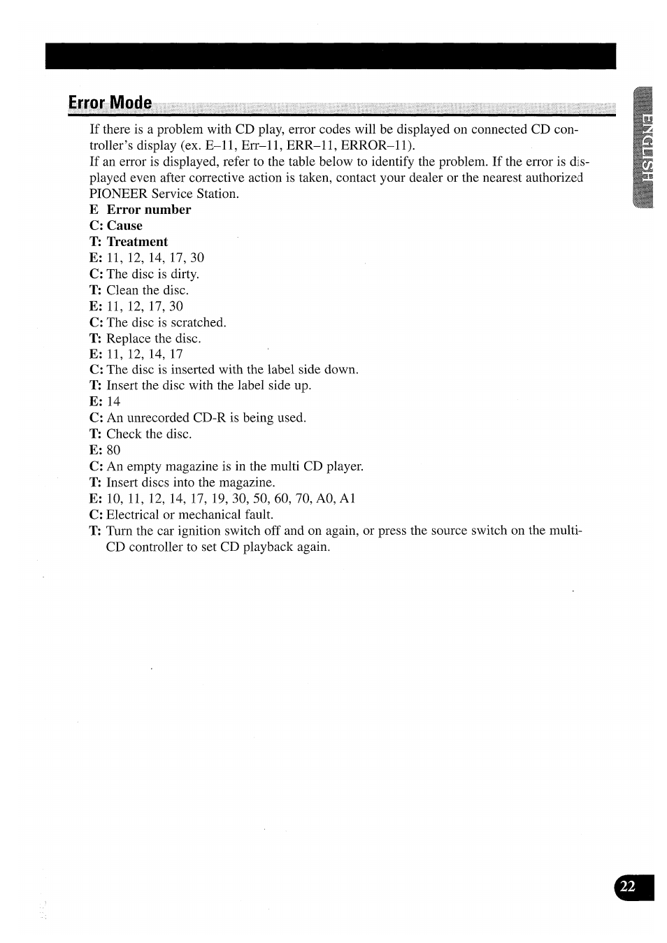 Pioneer CDX-P2050VN User Manual | Page 23 / 100