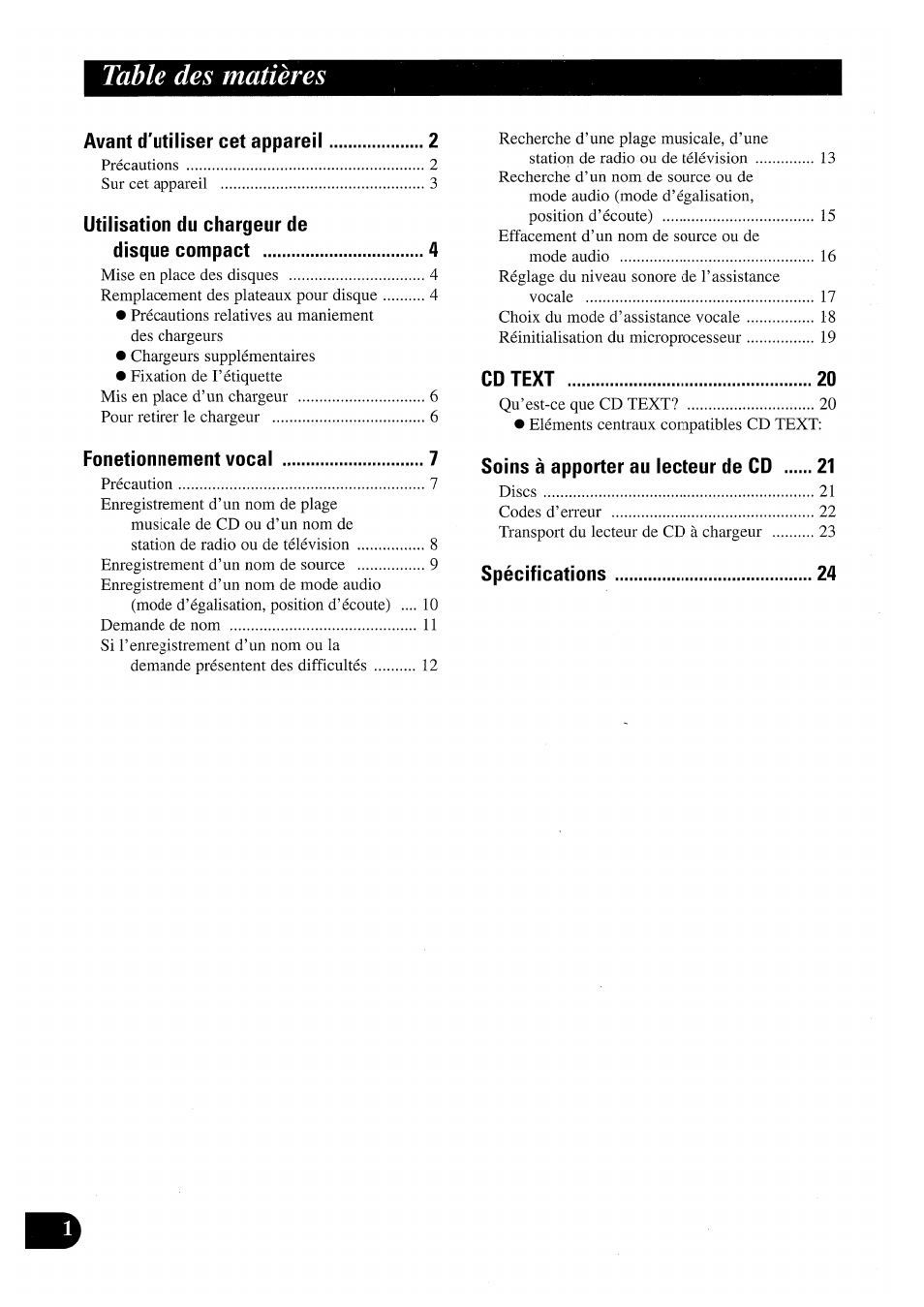 Pioneer CDX-P2050VN User Manual | Page 26 / 100