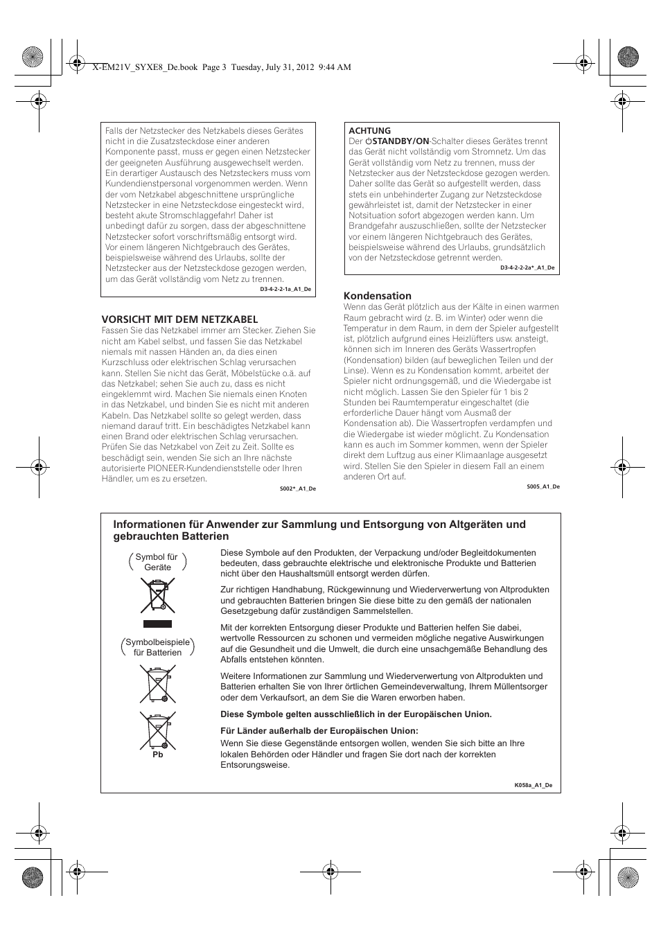 Pioneer X-EM21V User Manual | Page 59 / 172