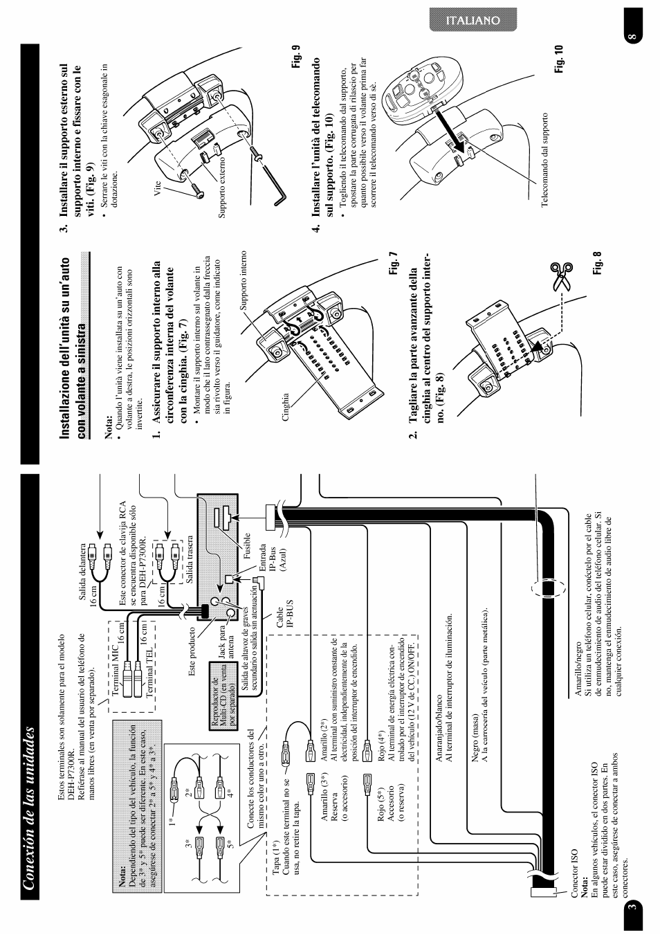 Conexión de las unidades | Pioneer DEH-P7300R User Manual | Page 12 / 26