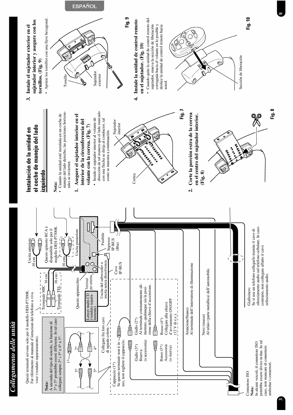 Collegamento delle unità, Fig. 10 | Pioneer DEH-P7300R User Manual | Page 17 / 26