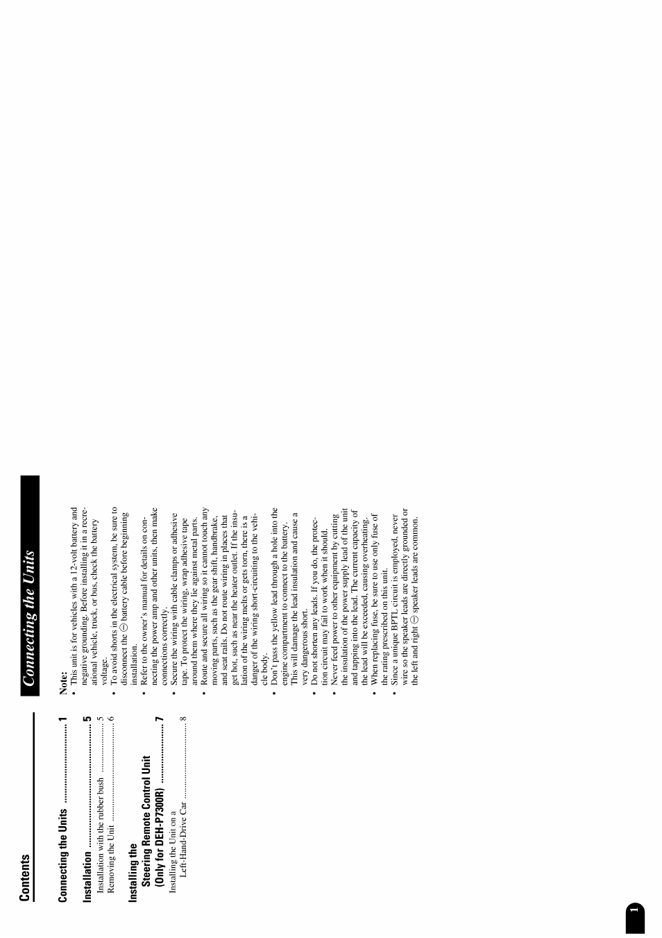 Pioneer DEH-P7300R User Manual | Page 2 / 26