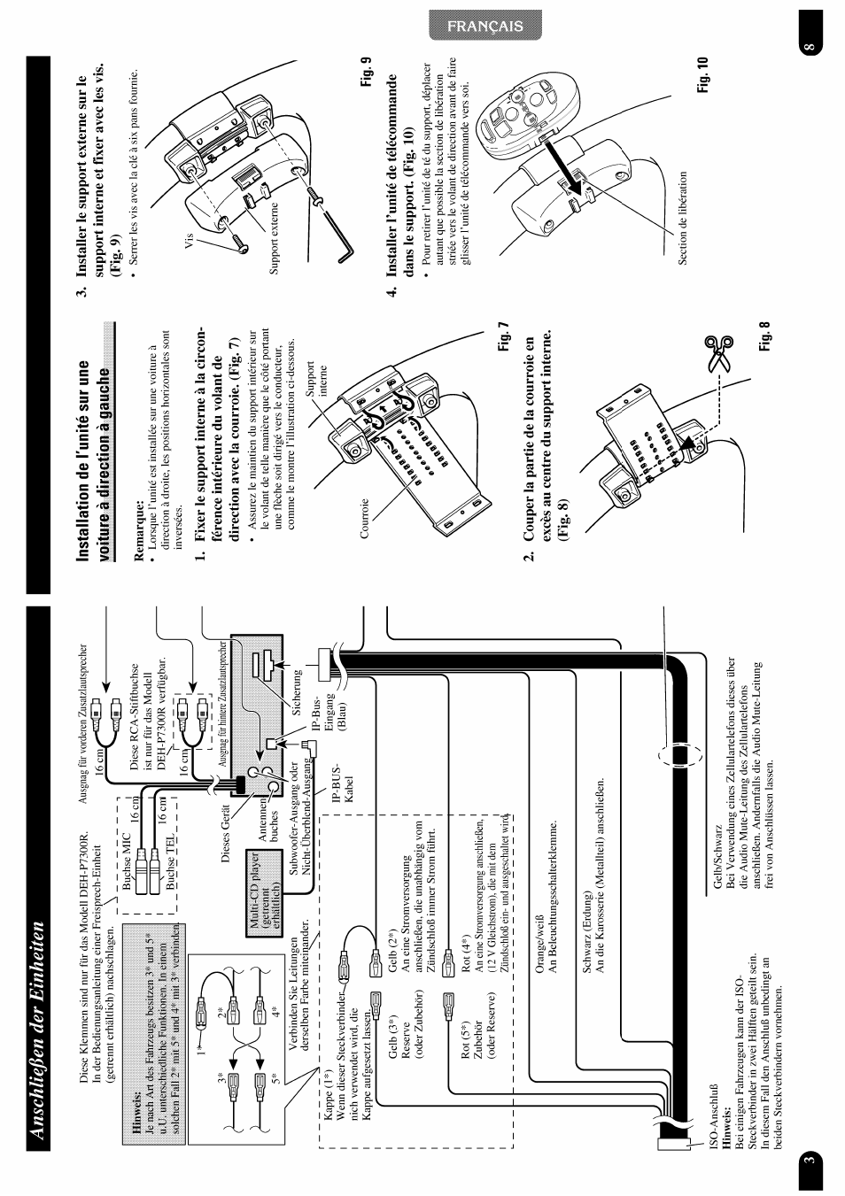 Anschließen der einheiten | Pioneer DEH-P7300R User Manual | Page 20 / 26