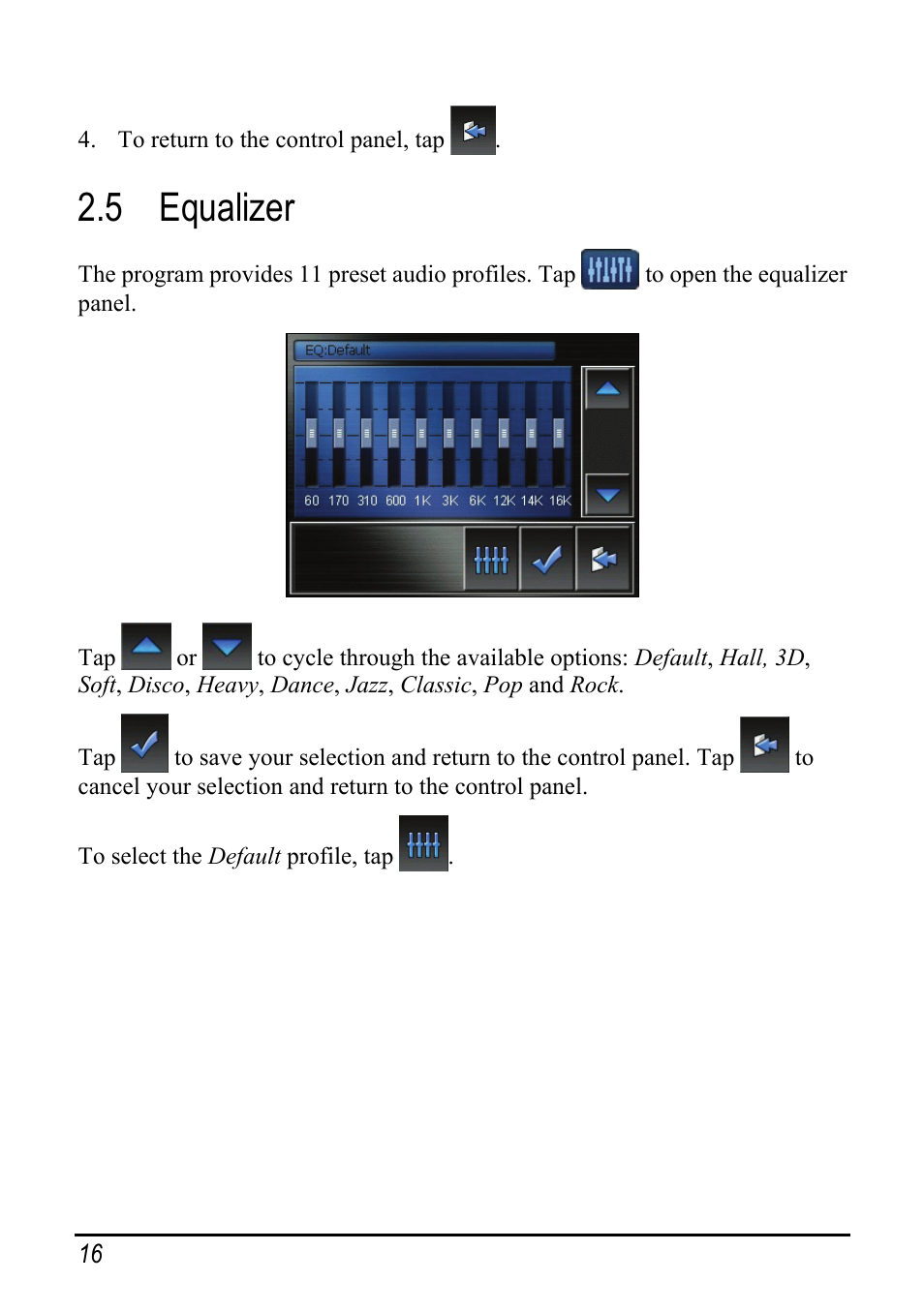 5 equalizer, Equalizer | Pioneer AVIC-S2 User Manual | Page 22 / 45