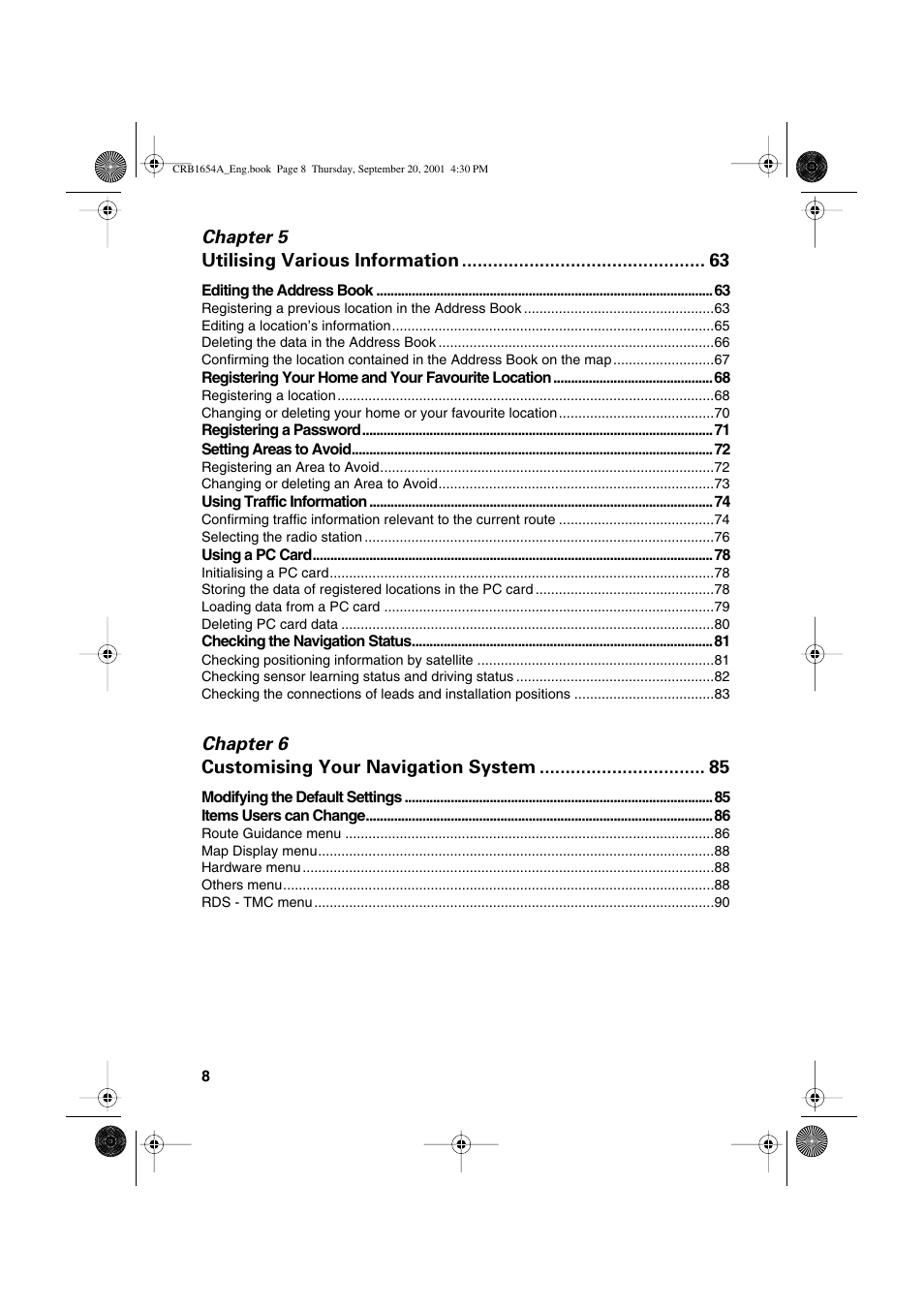 Pioneer AVIC-75DV User Manual | Page 10 / 148