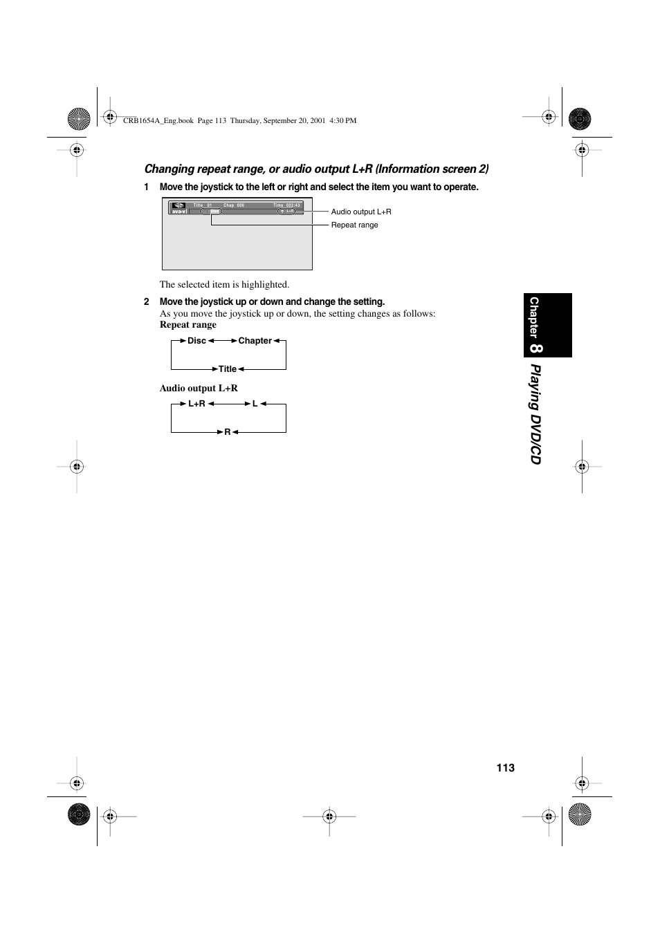 Pla ying d vd/cd | Pioneer AVIC-75DV User Manual | Page 115 / 148