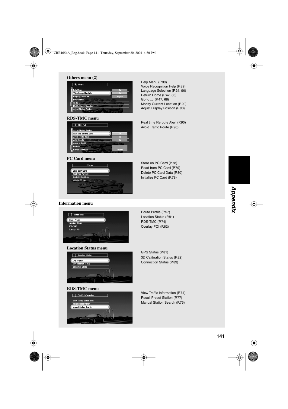 Appendix | Pioneer AVIC-75DV User Manual | Page 143 / 148