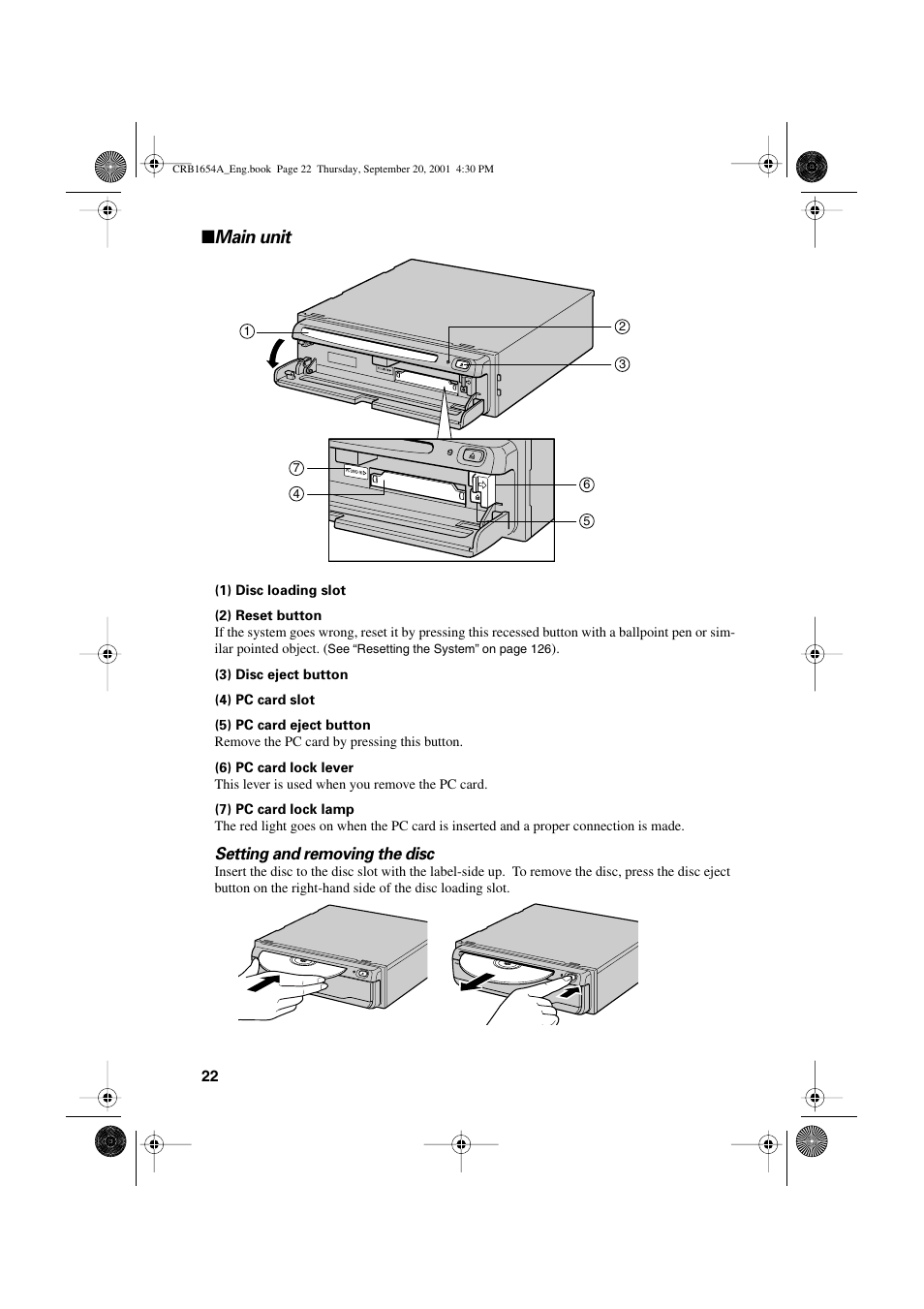 Main unit | Pioneer AVIC-75DV User Manual | Page 24 / 148