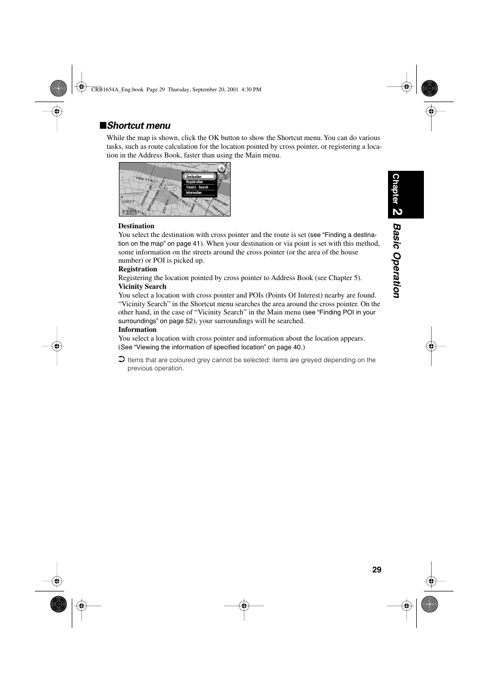 Basic operation ■ shortcut menu | Pioneer AVIC-75DV User Manual | Page 31 / 148